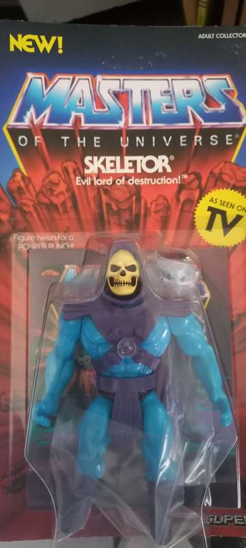 MOTU Super 7 Filmation Skeletor MIP