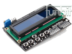 Arduino Keypad Shield with Blue Backlit LCD 1602