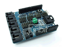 Sensor Shield V4 Digital Analog Module compatible with Arduino UNO & Leonardo
