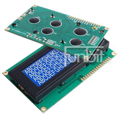 20x4 White Characters on Blue background LCD module