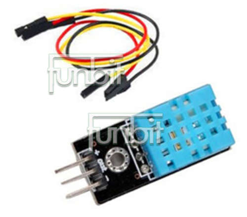 DHT11 Temperature and Relative Humidity Sensor Module for Arduino