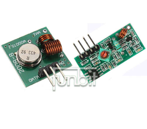 433MHz RF Transmitter and Receiver Kit for Arduino, ARM, PIC or AVR