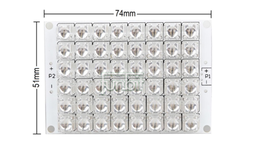 Super Bright 12V DC 48 White Piranha LED Lighting Panel
