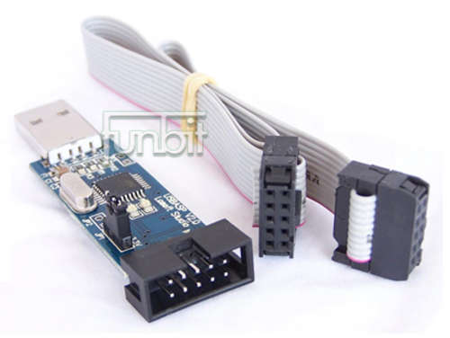 USBASP USBISP AVR Programmer with 10 Pin Cable