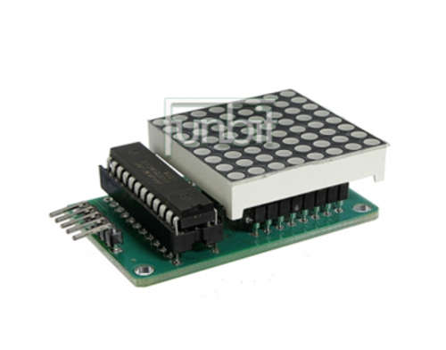 MAX7219 LED Dot Matrix module for Arduino, PIC or ARM