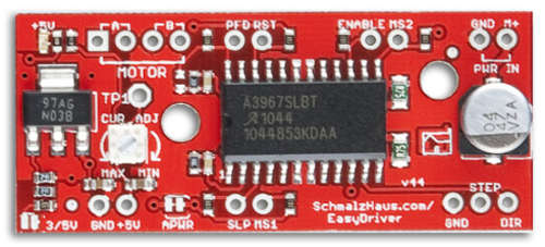 Easydriver Stepper Motor Driver A3967 for Arduino
