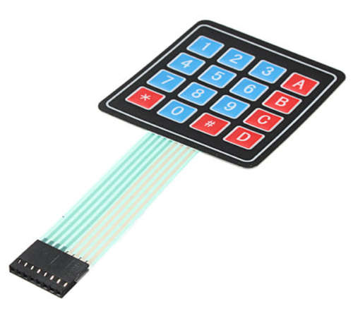 4X4 Matrix Array Membrane Keypad