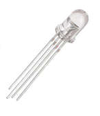 Pack of 5 X 5mm Common Anode RGB LED