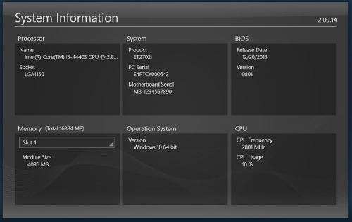 ASUS 27" AIO Desktop i5-4440S 2.8Ghz 16GB Memory 1TB HDD