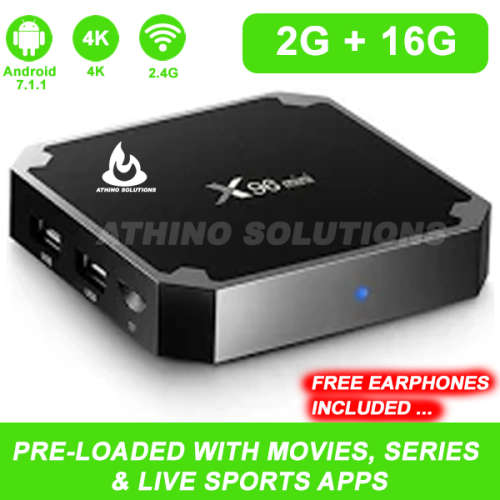 SMART TV BOX,TV BOX ANDROID,x96 MINI 4K SMART ANDROID TV BOX MEDIA PLAYER