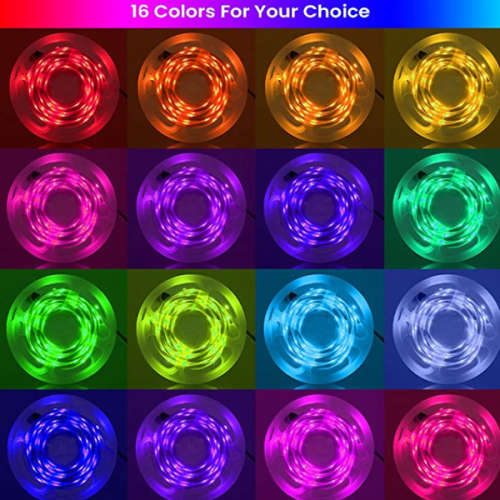 LED STRIP LIGHTS BLUETOOTH, LED STRIP LIGHTS MUSIC SYNC LED STRIP LIGHTS SMARTPHONE APP LED STRIP