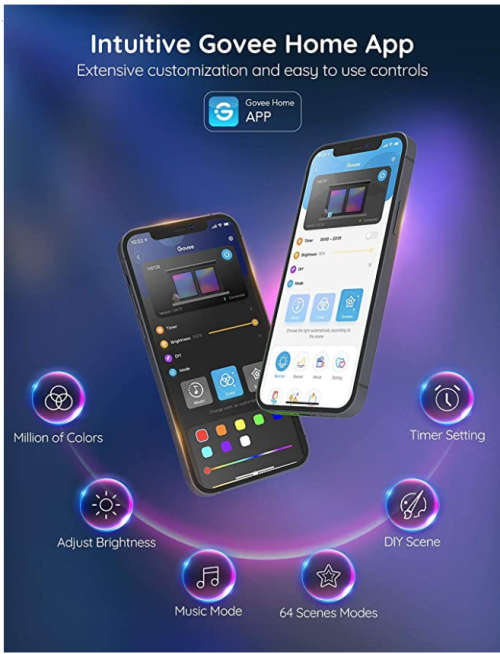 LED STRIP LIGHTS BLUETOOTH, LED STRIP LIGHTS MUSIC SYNC LED STRIP LIGHTS SMARTPHONE APP LED STRIP