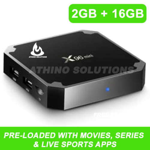 SMART TV BOX,TV BOX ANDROID,x96 MINI 4K SMART ANDROID TV BOX MEDIA PLAYER