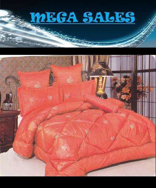 7 PCE ELEGANT QUILTED/COMFORTER SET - DOUBLE