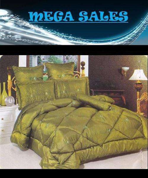10 PCE ELEGANT QUILTED/COMFORTER SET - DOUBLE