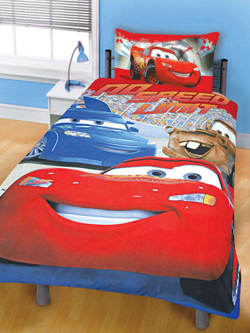 KIDS BED LINEN - CARS - THREE QUARTER