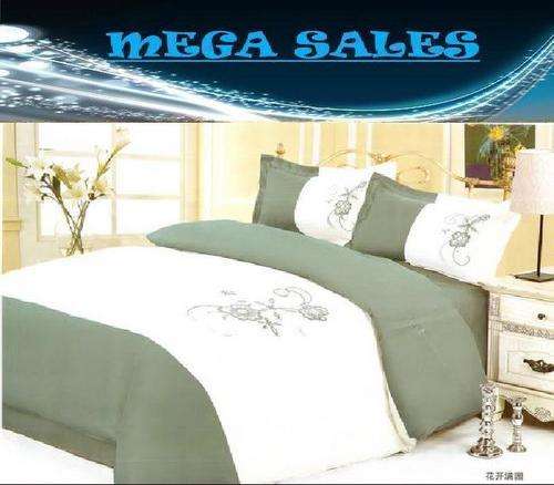 6 PCE DUVET COVER SETS - DOUBLE SIZE
