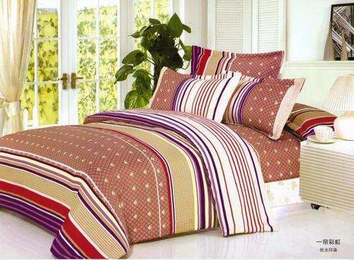 6 PCE COTTON BLEND DUVET COVER SETS - QUEEN SIZE