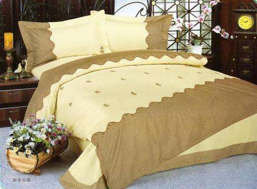 6 PCE COTTON BLEND DUVET COVER SETS - DOUBLE BED SIZE