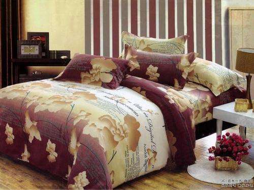100% COTTON - 10 PCE PURE COTTON DUVET COVER SETS - DOUBLE BED SIZE - CURTAINS INCLUDED