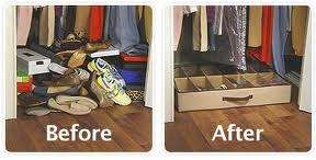SHOES UNDER - SPACE SAVING SHOE ORGANISER