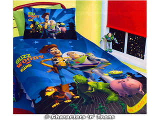 KIDS BED LINEN - TOY STORY DUVET SET - SINGLE BED