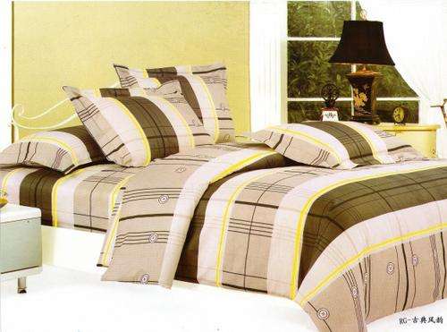 10 PCE COTTON BLEND DUVET COVER SETS - CURTAINS INCLUDED - DOUBLE SIZE