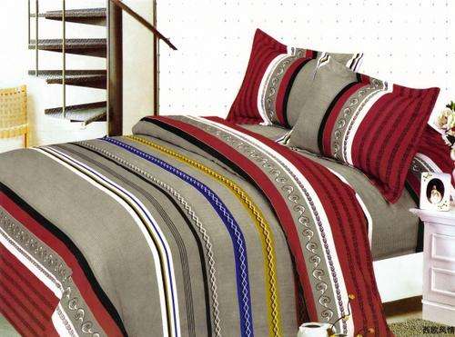 10 PCE COTTON BLEND DUVET COVER SETS - CURTAINS INCLUDED - DOUBLE SIZE