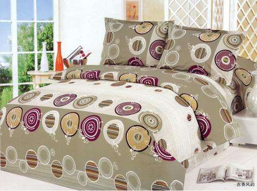 6 PCE COTTON BLEND DUVET COVER SETS - QUEEN BED SIZE