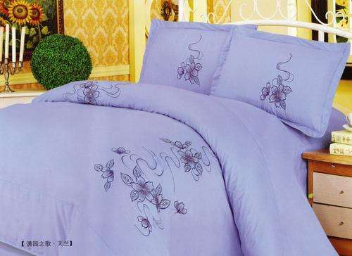 6 PCE SATIN FEEL DUVET COVER SETS - QUEEN BED SIZE