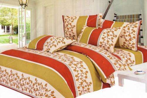 6 PCE COTTON FEEL DUVET COVER SETS - QUEEN BED SIZE