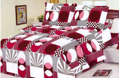 6 PCE COTTON FEEL DUVET COVER SETS - QUEEN BED SIZE