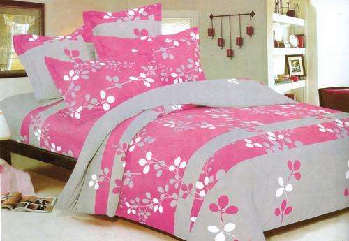 6 PCE COTTON FEEL DUVET COVER SETS - QUEEN BED SIZE
