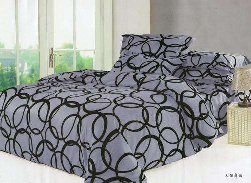 6 PCE COTTON FEEL DUVET COVER SETS - QUEEN BED SIZE