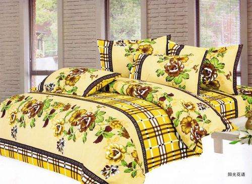 6 PCE COTTON FEEL DUVET COVER SETS - QUEEN BED SIZE