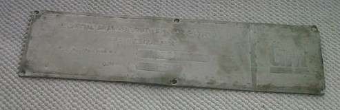 railway plate