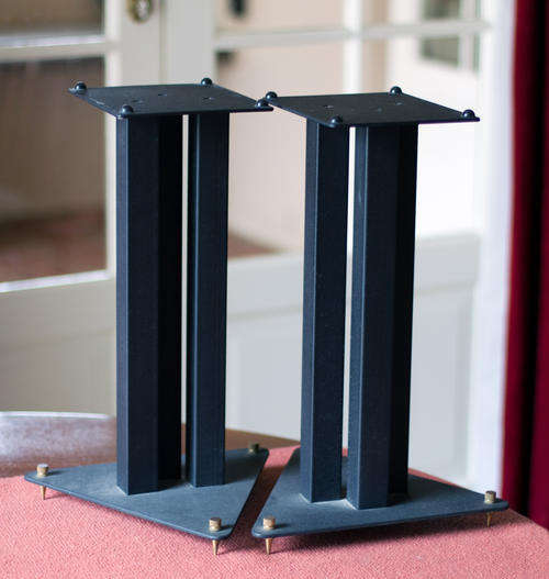 Speaker Stands Black Steel (2)