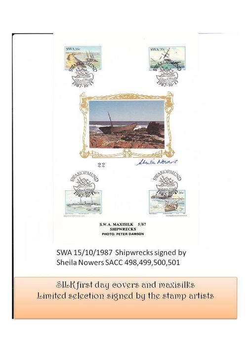 Maxi silk cards SWA Shipwrecks
