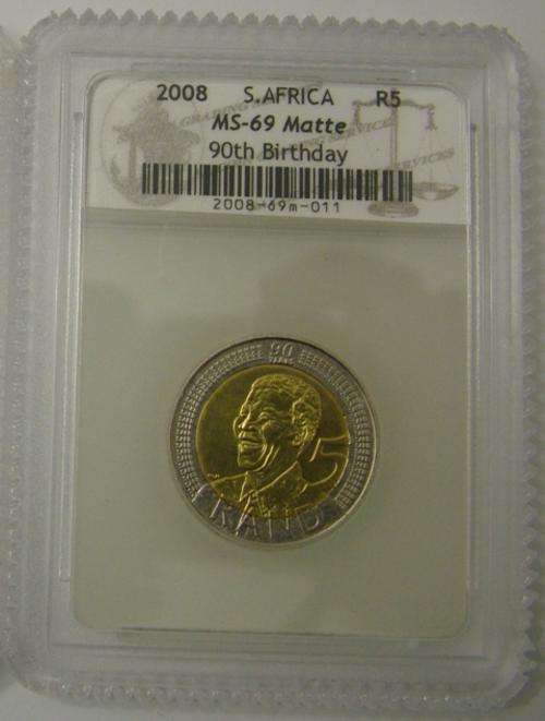 2008 MANDELA MS 69 GRADE SACGS,,,