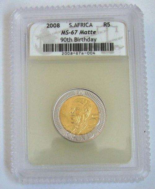 2008 MANDELA MS 67 matte GRADE SACGS,,,