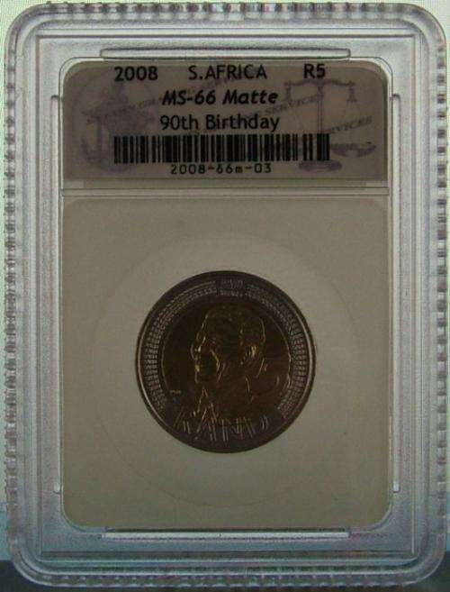 2008 MANDELA MS 66 matte GRADE SACGS,,,