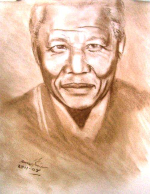 SPECIAL,  ,ANDRE SMIT^^MADIBA^^PASTEL ,,,SIGNED