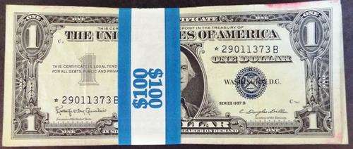 WOW 25 USA SILVER CERTIFICATES  Notes 1957 A and B  SERIES mix lot