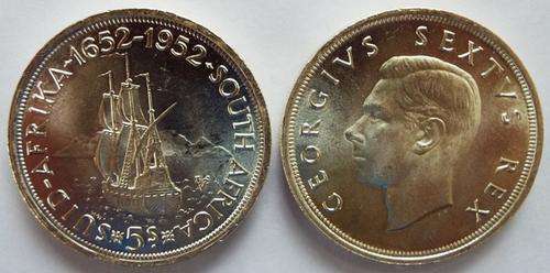 WOW 10 x  1952 UNC 5 SHILLING out of grandpa safe