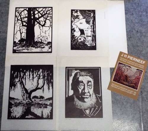 SET NO 24 WITH 24 LINO CUTS IN WOW WOW WOW J H PIERNEEF ,, ,,,LINOCUT ....RARE ART