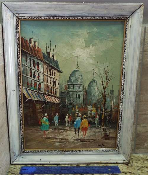 vintige oil painting