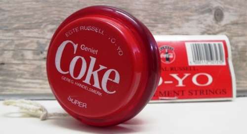 VINTAGE COLLECTABLE GENUINE RUSSELL YO-YO - Coke Super