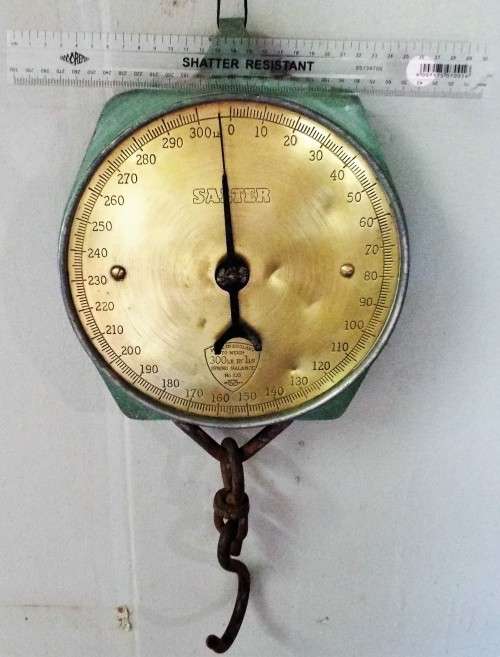 WOW nice big Salter scale 300lb