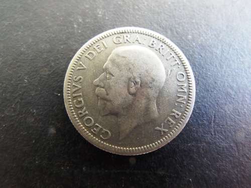 1929 ONE SHILLING silver  coin