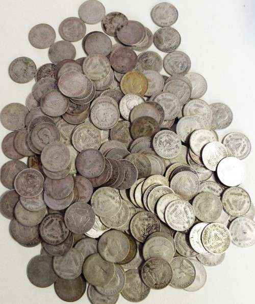 NICE LOT OF 80% silver  UNION 3D COINS  ,,,